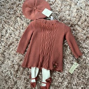 Dress with hat and tights